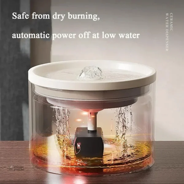 Distributeur d'eau pour chat, capacité de 1,5L