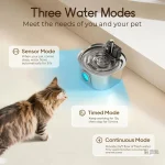 Fontaine à eau pour chat avec capteur "Oeil de chat