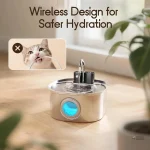 Distributeur d'eau sans fil pour chats