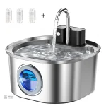 Fontaine à boire inoxydable pour votre félin