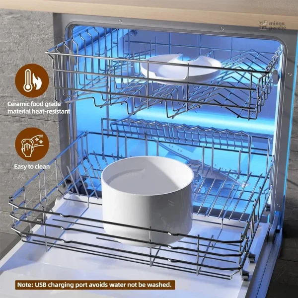 Fontaine à eau pour animaux en céramique durable