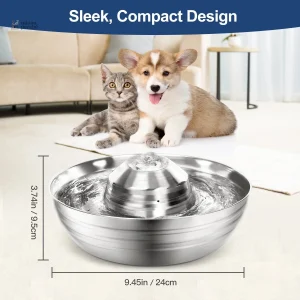 Fontaine pour chat au design moderne et épuré