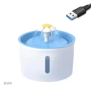 Fontaine à eau pour chat Fleur d’Eau 1.6L avec filtration