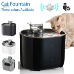 Fontaine à eau pour chat automatique 2.2L Moustachette