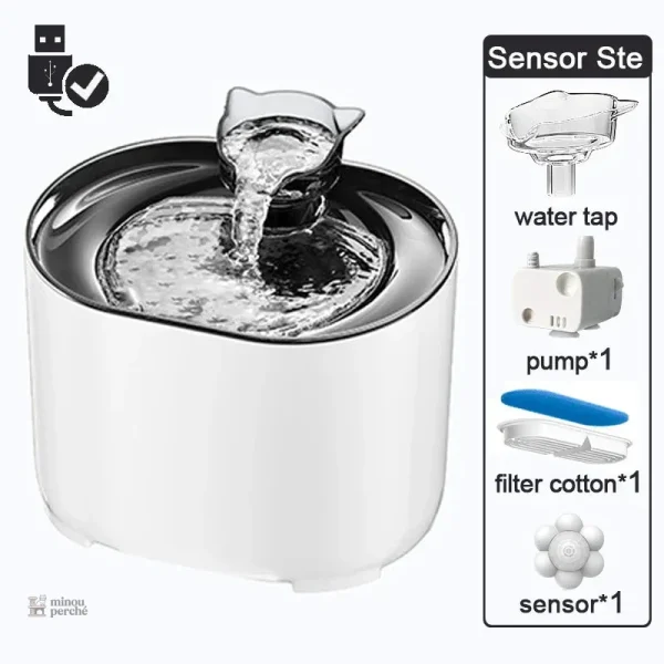 Modèle 2.2L : fontaine pour un accès constant à l'eau
