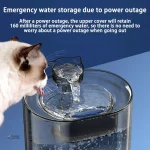 Fontaine à eau pour félin avec capteur automatique