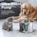 Distributeur d'eau pour animaux en acier inoxydable