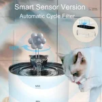 Distributeur d'eau pour chats avec filtre intégré