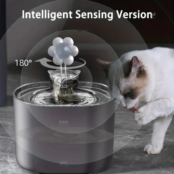 Fontaine à eau pour chat avec circulation fluide
