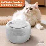 Distributeur d'eau pour chat avec éclairage LED intégré