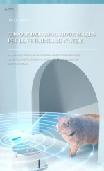 Accès à l'eau fraîche pour chats, 2L de capacité
