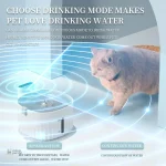 Fontaine pour chat avec capteur de mouvement intégré
