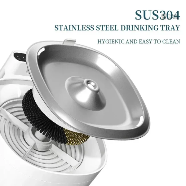 Distributeur d'eau 2L pour félins, design moderne