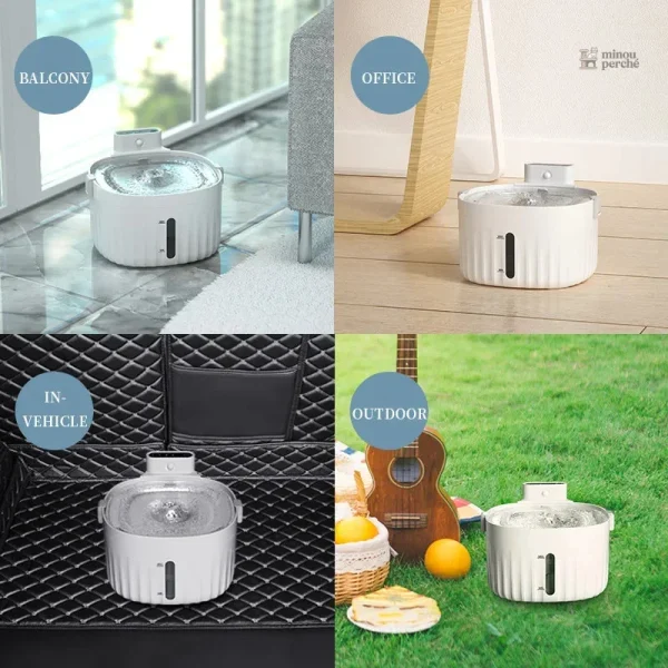 Fontaine à eau en inox pour un style raffiné