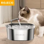 Fontaine à eau pour chat 3,2L en acier inoxydable