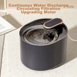 Distributeur d'eau pour chat avec LED intégrée