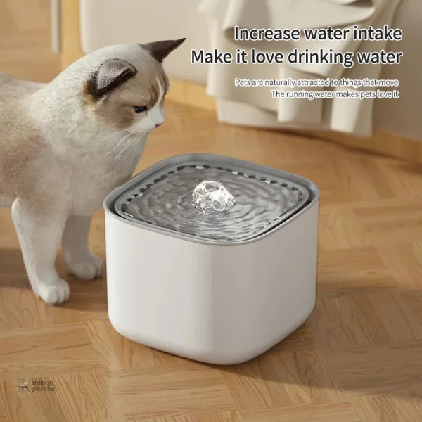 Fontaine à eau pour chat 3L "Douce Cascade