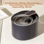 Distributeur d'eau pour chat avec éclairage LED