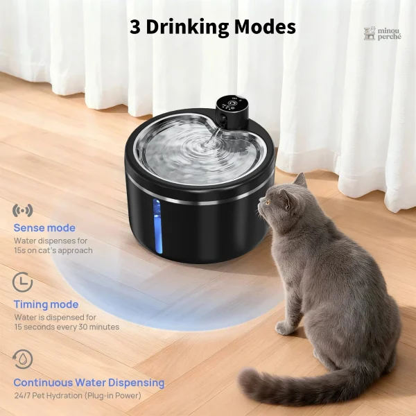 Accessoire pour chat, encourage l'hydratation