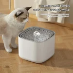 Distributeur d'eau pour chats avec filtration intégrée