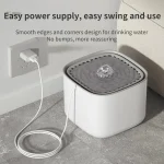 Fontaine pour chat avec système de filtration intégré