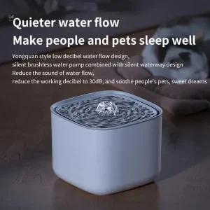 GoutteDouce, fontaine d'eau pour chats au design moderne