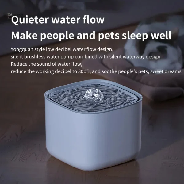 GoutteDouce, fontaine d'eau pour chats au design moderne