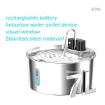 Fontaine à eau pour chat, pratique et rechargeable