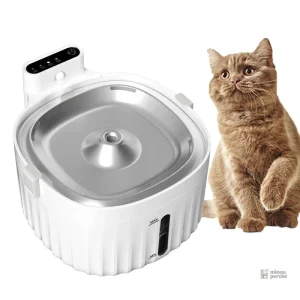 Fontaine à eau pour chat SilverPulse 2L sans fil