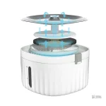 Fontaine à eau pour chats, système sans fil pratique