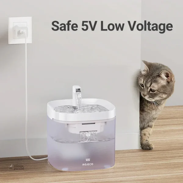 Système de filtration double pour la fontaine à chat