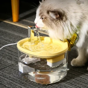 Fontaine à eau pour chat Goutte Dorée