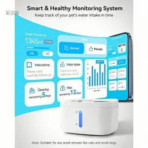 Distributeur d'eau intelligent pour chats