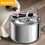 Fontaine à eau pour chat en acier inoxydable 2L