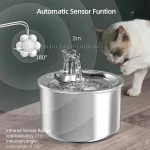 Distributeur d'eau silencieux pour chats