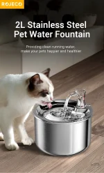 Fontaine à eau élégante pour félins