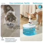 Distributeur d'eau silencieux pour félins