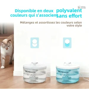 Fontaine à eau pour chat, modèle Clair de Source