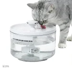 Fontaine à eau silencieuse pour animaux de compagnie