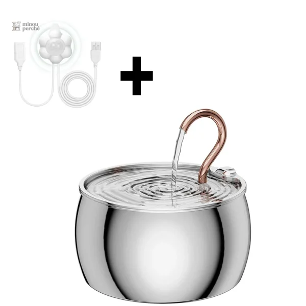 Solution d'hydratation pour chat : fontaine automatique