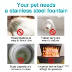 Fontaine à eau élégante pour chats et petits animaux