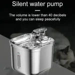 Fontaine à eau pour chat avec système de cascade