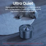 Accessoire chat : fontaine en acier inoxydable