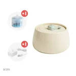 Distributeur zen d'eau pour chats, design céramique chic