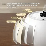 Fontaine pour chat design PerleNoire 1L