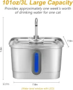 Fontaine à eau pour chats, filtration efficace