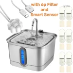 Distributeur d'eau pour animaux, inox et filtration