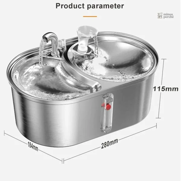 Double bac pour un accès facile à l'eau