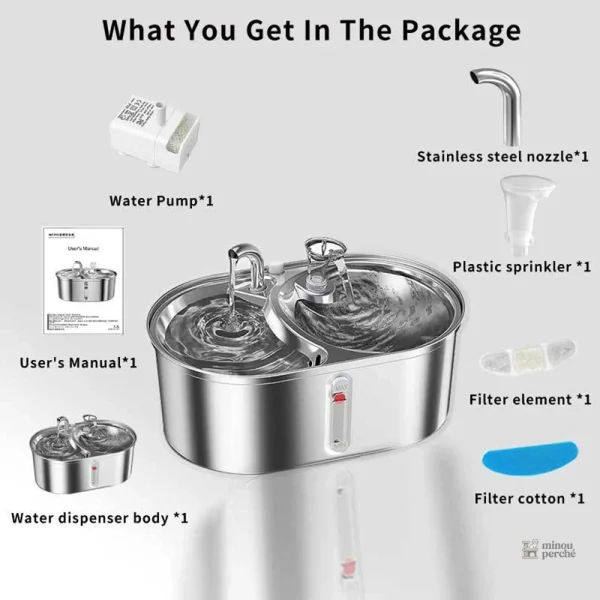Accessoire indispensable pour l'hydratation des félins