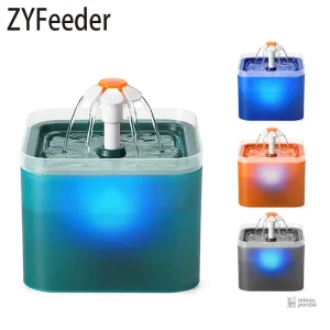 Fontaine à eau chat LED 2L AquaFleur